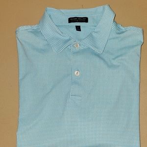 Mens Peter Millar short sleeve performance polo.